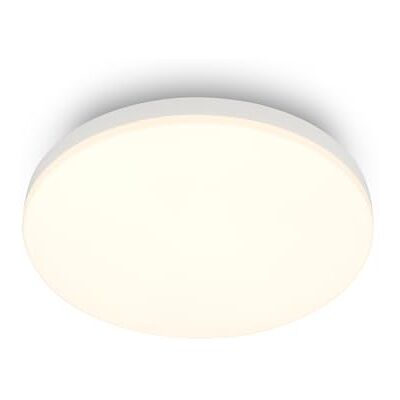 BRILONER Lampa sufitowa LED z ciepłym białym światłem, 12 W i 1300 lm, kompaktowa oprawa do oświetlenia sufitowego, idealna jako lampa do salonu, kuchni i sypialni, 22 x 6 cm, biały BRILONER Lampa sufitowa LED z ciepłym białym światłem, 12 W i 1300 lm, kompaktowa oprawa do oświetlenia sufitowego, idealna jako lampa do salonu, kuchni i sypialni, 22 x 6 cm, biały