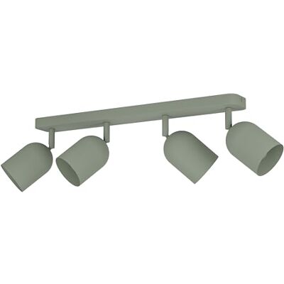 EGLO Tilston Lampa sufitowa 4-żarówkowa, reflektor sufitowy do salonuowa oprawa podsufitowa ze stali w kolorze ciemnozielonym E14 EGLO Tilston Lampa sufitowa 4-żarówkowa, reflektor sufitowy do salonuowa oprawa podsufitowa ze stali w kolorze ciemnozielonym E14