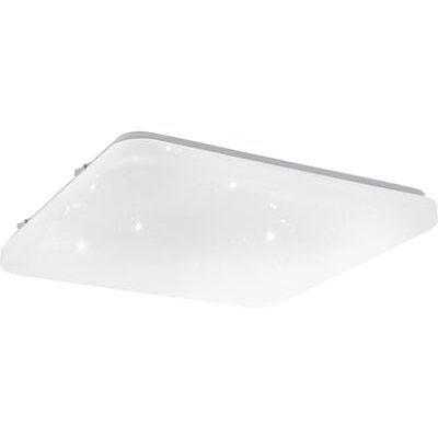 EGLO lampa sufitowa LED Frania-IP, z efektem kryształu światło podsufitowa białego metalu i tworzywa sztucznego światło łazienkowa ciepła biel neutralna zimna IP44 33 x cm EGLO lampa sufitowa LED Frania-IP, z efektem kryształu światło podsufitowa białego metalu i tworzywa sztucznego światło łazienkowa ciepła biel neutralna zimna IP44 33 x cm