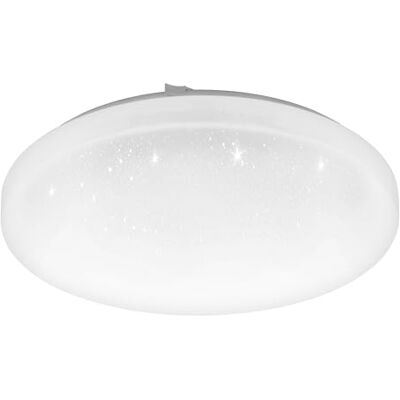 EGLO connect.z Smart Home lampa sufitowa LED Frania-efektem kryształowym, ZigBee aplikacja i sterowanie głosem Alexa ciepła biel zimna RGB ściemniana w kolorze białym Ø 31 cm EGLO connect.z Smart Home lampa sufitowa LED Frania-efektem kryształowym, ZigBee aplikacja i sterowanie głosem Alexa ciepła biel zimna RGB ściemniana w kolorze białym Ø 31 cm