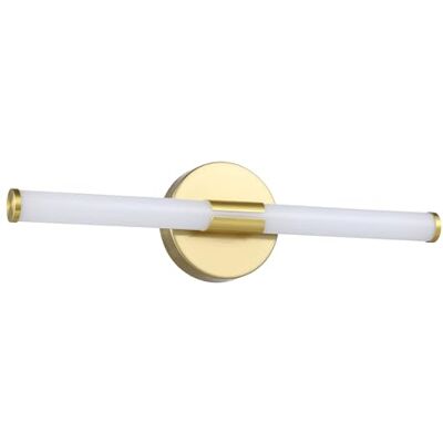 EGLO LED lampa do lustra Ramola, oświetlenie łazienkowa, metalowa w mosiądzu i biały plastik, ciepłe i zimne światło, IP44, długość 45 cm EGLO LED lampa do lustra Ramola, oświetlenie łazienkowa, metalowa w mosiądzu i biały plastik, ciepłe i zimne światło, IP44, długość 45 cm