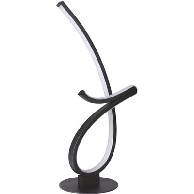 EGLO Lampa stołowa LED Cardoncito, designerska lampka nocna, regulowana dekoracyjna światło metalowa czarna, światło ciepłe i zimne, wys. 46 cm EGLO Lampa stołowa LED Cardoncito, designerska lampka nocna, regulowana dekoracyjna światło metalowa czarna, światło ciepłe i zimne, wys. 46 cm