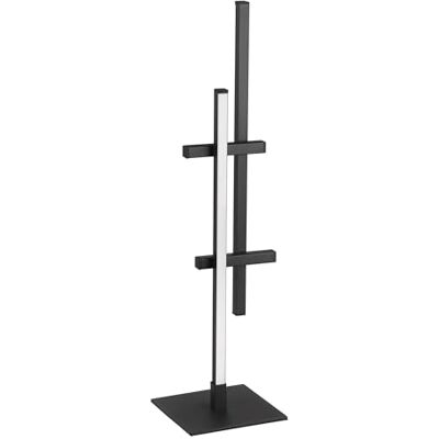 EGLO Lampa stołowa LED Trepiliano, lampka nocna w formie pręta, metalowa czarna, ciepłe białe światło, wysokość 47 cm, do stołu lub parapetu EGLO Lampa stołowa LED Trepiliano, lampka nocna w formie pręta, metalowa czarna, ciepłe białe światło, wysokość 47 cm, do stołu lub parapetu