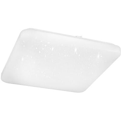 EGLO Lampa sufitowa LED Pogliola, z efektem kryształów i przełącznikiem dip oprawa podsufitowa do kuchni metal tworzywo sztuczne w kolorze białym ciepła biel neutralna zimna 43 x cm EGLO Lampa sufitowa LED Pogliola, z efektem kryształów i przełącznikiem dip oprawa podsufitowa do kuchni metal tworzywo sztuczne w kolorze białym ciepła biel neutralna zimna 43 x cm