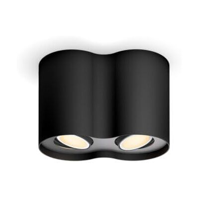 Philips Pillar spot 2-lichts zwart Philips Pillar spot 2-lichts zwart