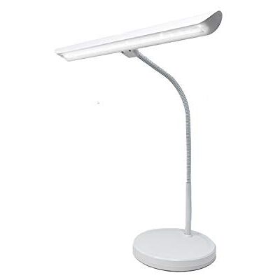 Infitronic IN18LEDKLW – 18 diod LED, lampa fortepianowa, lampa stołowa, ciepłe białe światło, możliwość ściemniania, gniazdo ładowania USB typu A (wariant biały) Infitronic IN18LEDKLW – 18 diod LED, lampa fortepianowa, lampa stołowa, ciepłe białe światło, możliwość ściemniania, gniazdo ładowania USB typu A (wariant biały)