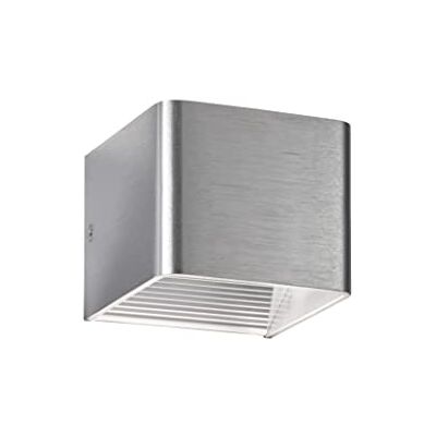 Fischer Lampa ścienna Dan 1x LED 4,5 W, kolor aluminium, 30256, 10 x 10 x 8 cm (dł. x szer. x wys.), 500 lm, 3000 K Fischer Lampa ścienna Dan 1x LED 4,5 W, kolor aluminium, 30256, 10 x 10 x 8 cm (dł. x szer. x wys.), 500 lm, 3000 K