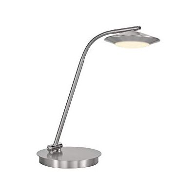 Fischer Honsel Beta Zig lampa stołowa, metal, 5,5 W, nikiel Fischer Honsel Beta Zig lampa stołowa, metal, 5,5 W, nikiel
