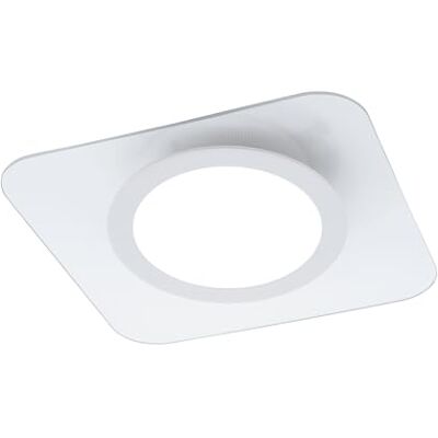 EGLO LED lampa sufitowa Reducta, oświetlenie sufitowe odlew aluminiowy w bieli, plastik matowy ciepła biel EGLO LED lampa sufitowa Reducta, oświetlenie sufitowe odlew aluminiowy w bieli, plastik matowy ciepła biel
