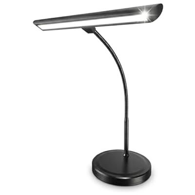 Infitronic IN18LEDKL – 18 diod LED, lampa fortepianowa, lampa stołowa, ciepłe białe światło, możliwość ściemniania, gniazdo ładowania USB typu A (wersja czarna) Infitronic IN18LEDKL – 18 diod LED, lampa fortepianowa, lampa stołowa, ciepłe białe światło, możliwość ściemniania, gniazdo ładowania USB typu A (wersja czarna)