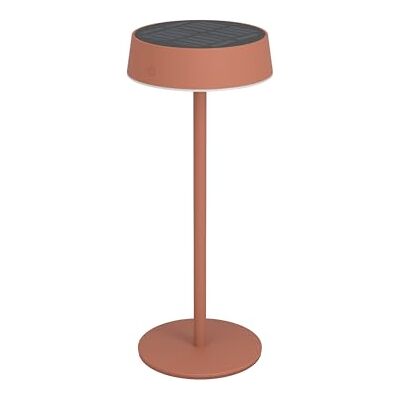 EGLO Simeri Solarna lampa stołowa LED na zewnątrz, bezprzewodowa lampa stołowa na baterie, dotykowa, ściemniana, z metalu w kolorze czerwonym, ciepła biel, neutralna biel, zimna biel, IP54 EGLO Simeri Solarna lampa stołowa LED na zewnątrz, bezprzewodowa lampa stołowa na baterie, dotykowa, ściemniana, z metalu w kolorze czerwonym, ciepła biel, neutralna biel, zimna biel, IP54