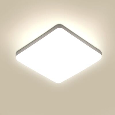 Comely 36W kwadratowa lampa sufitowa LED, nowoczesna lampa sufitowa LED 4000K 3300LM IP44 wodoodporna lampa sufitowa LED do łazienki sypialni kuchni salonu balkonu korytarza Comely 36W kwadratowa lampa sufitowa LED, nowoczesna lampa sufitowa LED 4000K 3300LM IP44 wodoodporna lampa sufitowa LED do łazienki sypialni kuchni salonu balkonu korytarza