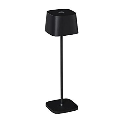 Konstsmide Lampa stołowa Capri czarna wewnątrz/na zewnątrz USB/akumulator 7814-750, 10 x 10 x 36 cm Konstsmide Lampa stołowa Capri czarna wewnątrz/na zewnątrz USB/akumulator 7814-750, 10 x 10 x 36 cm