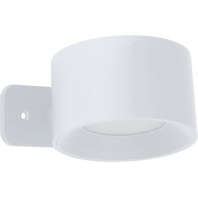 EGLO Muraglie Lampa ścienna LED na baterie, z uchwytem ściennym, bezprzewodowa, funkcją ściemniania, ładowanie przez USB, okrągła, tworzywo sztuczne w kolorze białym, ciepła biel-zimna biel EGLO Muraglie Lampa ścienna LED na baterie, z uchwytem ściennym, bezprzewodowa, funkcją ściemniania, ładowanie przez USB, okrągła, tworzywo sztuczne w kolorze białym, ciepła biel-zimna biel