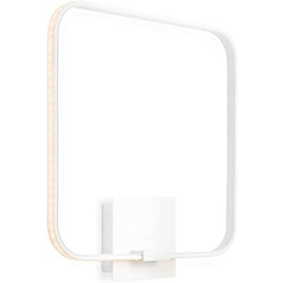 home sweet home collection Lampa ścienna LED z certyfikatem DEKRA, 12 W 960 lumenów odpowiada 91,2 W, klasa bezpieczeństwa IP20 nadaje się do wszystkich wnętrz, wygięte białe aluminiowe oświetlenie ścienne, 35 x 38 cm home sweet home collection Lampa ścienna LED z certyfikatem DEKRA, 12 W 960 lumenów odpowiada 91,2 W, klasa bezpieczeństwa IP20 nadaje się do wszystkich wnętrz, wygięte białe aluminiowe oświetlenie ścienne, 35 x 38 cm