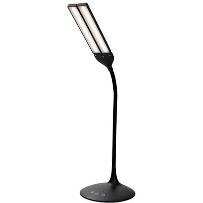 ALBA LEDTWIN N lampa stołowa, wolnostojąca, LED, tworzywo sztuczne, 6 W, czarna, 18 x 34 x 36 cm ALBA LEDTWIN N lampa stołowa, wolnostojąca, LED, tworzywo sztuczne, 6 W, czarna, 18 x 34 x 36 cm