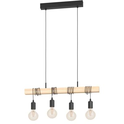 EGLO TOWNSHEND Lampa wisząca - Stal, Drewno - Lampa wisząca EGLO TOWNSHEND Lampa wisząca - Stal, Drewno - Lampa wisząca