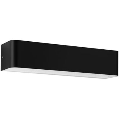 EGLO Sania 4 Lampa Ścienna Led, Lampa Świecąca w Górę i w Dół, Lampa Ścienna z Aluminium w Kolorze Czarnym i Białym, Punktowa, do Przedpokoju i Salonu, Ciepła Biel, 36,5 Razy 8 cm EGLO Sania 4 Lampa Ścienna Led, Lampa Świecąca w Górę i w Dół, Lampa Ścienna z Aluminium w Kolorze Czarnym i Białym, Punktowa, do Przedpokoju i Salonu, Ciepła Biel, 36,5 Razy 8 cm