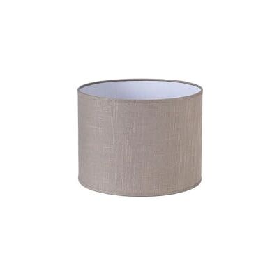 Zarivy Cylindryczny klosz E27 szary lniany 25 x 25 x 20 cm do dekoracji lamp i poprawy oświetlenia otoczenia. Zarivy Cylindryczny klosz E27 szary lniany 25 x 25 x 20 cm do dekoracji lamp i poprawy oświetlenia otoczenia.