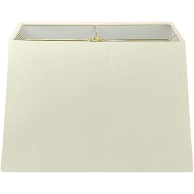 Royal Designs, Inc. Royal Designs prostokątny klosz lampy z twardym tyłem, skorupka jajka, (13 cm x 25 cm) x 20,5 cm Royal Designs, Inc. Royal Designs prostokątny klosz lampy z twardym tyłem, skorupka jajka, (13 cm x 25 cm) x 20,5 cm
