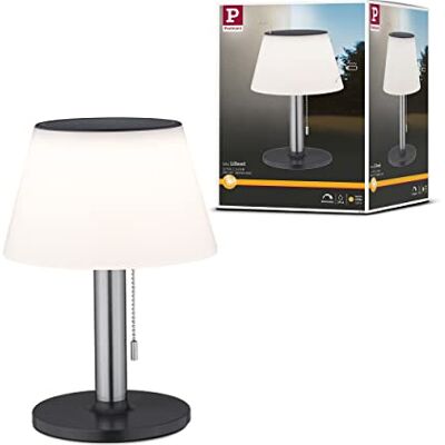 Paulmann 94309 solarna oprawa stołowa LED Lillesol oprawa zewnętrzna w kompl. 1x0,8 W ściemn. IP44 stal szlachetna tworzywo sztuczne, metal 3000 K Paulmann 94309 solarna oprawa stołowa LED Lillesol oprawa zewnętrzna w kompl. 1x0,8 W ściemn. IP44 stal szlachetna tworzywo sztuczne, metal 3000 K
