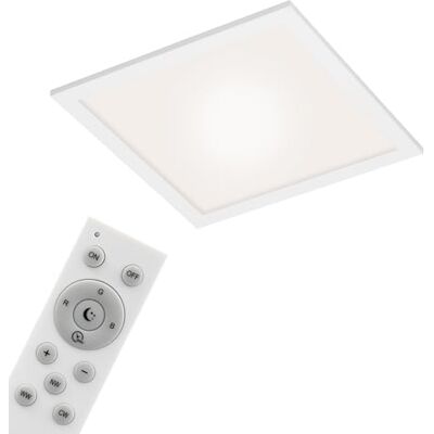 BRILONER Leuchten Panel LED, lampa sufitowa WiFi, ściemniana, RGB, sterowanie aplikacją, w tym pilot zdalnego sterowania, funkcja timera, funkcja pamięci, 18 W, 1700 lumenów, biała, 295 x 295 x 61 mm 7083-016 BRILONER Leuchten Panel LED, lampa sufitowa WiFi, ściemniana, RGB, sterowanie aplikacją, w tym pilot zdalnego sterowania, funkcja timera, funkcja pamięci, 18 W, 1700 lumenów, biała, 295 x 295 x 61 mm 7083-016