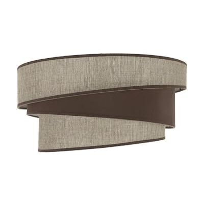 Zarivy E27 brązowy wiszący klosz 40 x 30 x 20 cm do dekoracji salonu i oświetlenia nastrojowego. Zarivy E27 brązowy wiszący klosz 40 x 30 x 20 cm do dekoracji salonu i oświetlenia nastrojowego.