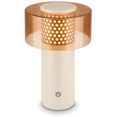 BRILONER Bezprzewodowa lampa stołowa LED, IP44, dotykowa, ściemniana, ciepłe białe światło, lampka nocna, lampka do czytania, lampa LED, lampa kempingowa, lampa stołowa, lampa akumulatorowa, lampa BRILONER Bezprzewodowa lampa stołowa LED, IP44, dotykowa, ściemniana, ciepłe białe światło, lampka nocna, lampka do czytania, lampa LED, lampa kempingowa, lampa stołowa, lampa akumulatorowa, lampa