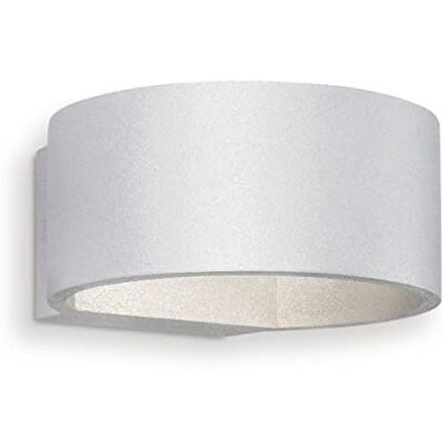 home sweet home collection Lampa ścienna LED, zintegrowane źródło światła, certyfikat DEKRA LED 5 W = 40 W ciepła biel, 25 000 godzin świecenia A++ LED, nadaje się do wszystkich wnętrz, IP20, reflektor ścienny metal, LOUNGE srebrny home sweet home collection Lampa ścienna LED, zintegrowane źródło światła, certyfikat DEKRA LED 5 W = 40 W ciepła biel, 25 000 godzin świecenia A++ LED, nadaje się do wszystkich wnętrz, IP20, reflektor ścienny metal, LOUNGE srebrny