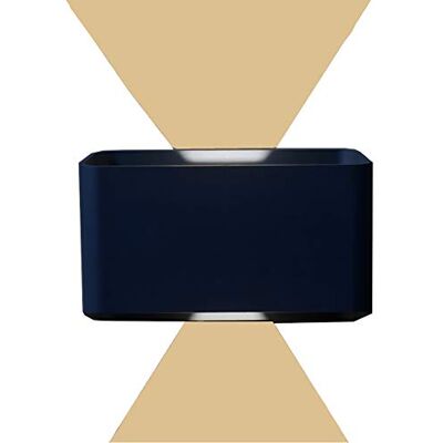 LeuchTek Lampa ścienna LeuchtTek WL2-15W-WW, aluminium, 15 W, antracyt, jeden rozmiar LeuchTek Lampa ścienna LeuchtTek WL2-15W-WW, aluminium, 15 W, antracyt, jeden rozmiar