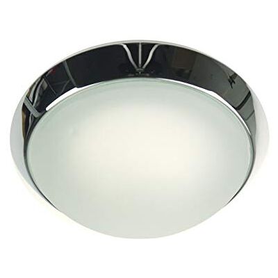 Niermann Standby 67001 A++ do E, lampa sufitowa "pierścień dekoracyjny chrom", satynowana z przezroczystą krawędzią, 40 x 40 x 13 cm Niermann Standby 67001 A++ do E, lampa sufitowa "pierścień dekoracyjny chrom", satynowana z przezroczystą krawędzią, 40 x 40 x 13 cm