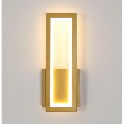 Osairous Comely Wewnętrzna Oprawa Ścienna LED, 16W 2000LM Nowoczesna Złota Akrylowa Lampa Ścienna, Oświetlenie Ścienne Do Sypialni 3000K Ciepła Biel Do Salonu, Korytarza, Schodów, 32Cm Osairous Comely Wewnętrzna Oprawa Ścienna LED, 16W 2000LM Nowoczesna Złota Akrylowa Lampa Ścienna, Oświetlenie Ścienne Do Sypialni 3000K Ciepła Biel Do Salonu, Korytarza, Schodów, 32Cm