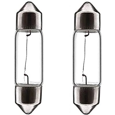 cyclingcolors Lampa wisząca, SV7, 6 V, 5 W, 8 mm x 28 mm, opakowanie z 2 cyclingcolors Lampa wisząca, SV7, 6 V, 5 W, 8 mm x 28 mm, opakowanie z 2