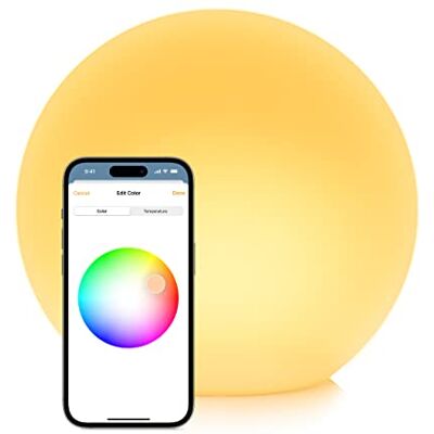 Eve Flare przenośna inteligentna lampa LED, technologia Apple HomeKit, wodoodporność IP65 i bezprzewodowe ładowanie, Bluetooth & Thread Eve Flare przenośna inteligentna lampa LED, technologia Apple HomeKit, wodoodporność IP65 i bezprzewodowe ładowanie, Bluetooth & Thread