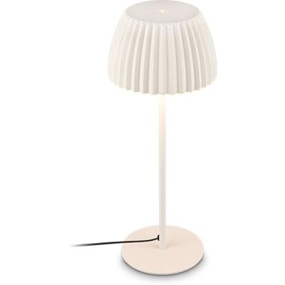 BRILONER Lampa stołowa LED z możliwością przyciemniania, ciepła biel, jasna krawędź, lampka nocna do biura, salonu, lampa stołowa, 14,3 x 36 cm, antyczna biel BRILONER Lampa stołowa LED z możliwością przyciemniania, ciepła biel, jasna krawędź, lampka nocna do biura, salonu, lampa stołowa, 14,3 x 36 cm, antyczna biel