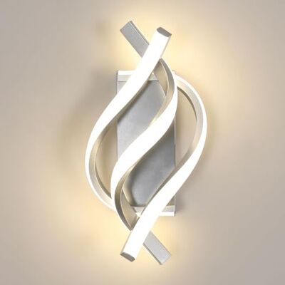 Comely Wewnętrzna Oprawa Ścienna, 22W 2500LM Nowoczesna Kreatywna Lampa Ścienna W Spirali, Oprawy Ścienne 4500K Oświetlenie Ścienne Do Sypialni, Domu, Korytarza, Salonu, Schodów, Biura Comely Wewnętrzna Oprawa Ścienna, 22W 2500LM Nowoczesna Kreatywna Lampa Ścienna W Spirali, Oprawy Ścienne 4500K Oświetlenie Ścienne Do Sypialni, Domu, Korytarza, Salonu, Schodów, Biura