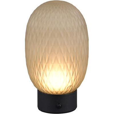 Trio Leuchten Lampa stołowa LED Facette 564210115, metal czarny matowy, szkło zielone, w zestawie 1,5 W LED, złącze USB, 4-krotny dotykowy Trio Leuchten Lampa stołowa LED Facette 564210115, metal czarny matowy, szkło zielone, w zestawie 1,5 W LED, złącze USB, 4-krotny dotykowy