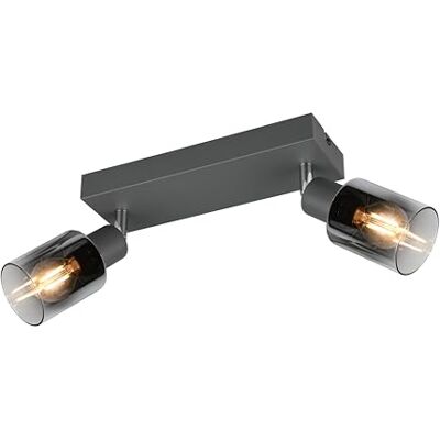 RL LIVE YOUR LIGHT Reality Leuchten CADIZ R81782042, metal antracytowy, szkło hartowane, z wyjątkiem 2x E14 RL LIVE YOUR LIGHT Reality Leuchten CADIZ R81782042, metal antracytowy, szkło hartowane, z wyjątkiem 2x E14