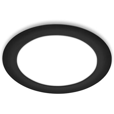 BRILONER 1x reflektor LED do wbudowania 230V płaski, światło białe neutralne, 18W 1980lm, spot LED, reflektory sufitowe, oprawy do wbudowania, reflektory sufitowe, 22x3 cm, czarny BRILONER 1x reflektor LED do wbudowania 230V płaski, światło białe neutralne, 18W 1980lm, spot LED, reflektory sufitowe, oprawy do wbudowania, reflektory sufitowe, 22x3 cm, czarny