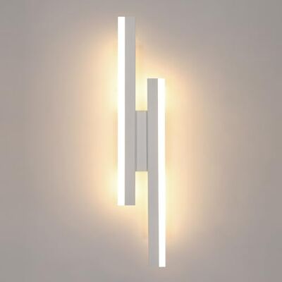 Comely Wewnętrzny Kinkiet LED, 16W Biała Akrylowa Nowoczesna Lampa Ścienna LED, Wewnętrzna Oprawa Ścienna 3000K/4500K/6500K Do Sypialni, Salonu, Jadalni, Korytarza, Schodów Comely Wewnętrzny Kinkiet LED, 16W Biała Akrylowa Nowoczesna Lampa Ścienna LED, Wewnętrzna Oprawa Ścienna 3000K/4500K/6500K Do Sypialni, Salonu, Jadalni, Korytarza, Schodów