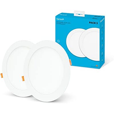 Garza DOWNLIGHT CIRC LED Ø225 18W 1600LM 65K BLA PACK X2 Garza DOWNLIGHT CIRC LED Ø225 18W 1600LM 65K BLA PACK X2
