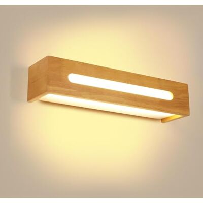 Comely Wewnętrzna Oprawa Ścienna LED, Nowoczesna Lampa Ścienna LED 18W 2025LM, Drewniane Oświetlenie Ścienne Do Sypialni, Salonu, Korytarza, Schodów, 3000K Ciepła Biel Comely Wewnętrzna Oprawa Ścienna LED, Nowoczesna Lampa Ścienna LED 18W 2025LM, Drewniane Oświetlenie Ścienne Do Sypialni, Salonu, Korytarza, Schodów, 3000K Ciepła Biel