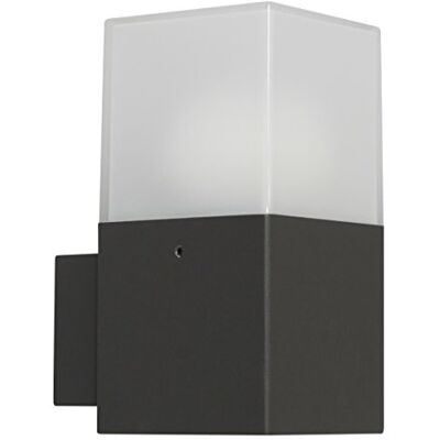 Ranex 5000.483 LED lampa ścienna zewnętrzna z aluminium i tworzywa sztucznego, w kolorze czarnym, E27 7 W Ranex 5000.483 LED lampa ścienna zewnętrzna z aluminium i tworzywa sztucznego, w kolorze czarnym, E27 7 W