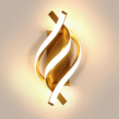 Comely Kinkiet Wewnętrzny, 22W 2500LM Nowoczesna Aluminiowa Lampa Ścienna Wzór, Ciepła Biel 3000k Kinkiet LED Do Sypialni Korytarza Salonu Schodów Comely Kinkiet Wewnętrzny, 22W 2500LM Nowoczesna Aluminiowa Lampa Ścienna Wzór, Ciepła Biel 3000k Kinkiet LED Do Sypialni Korytarza Salonu Schodów