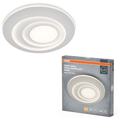 OSRAM Lampa sufitowa LED ORBIS SPIRAL, biała, 40W, 4000lm, średnica 505mm, bardzo równomierny rozsył światła, światło bezpośrednie i pośrednie, zintegrowany moduł LED, długa żywotność, 3000K OSRAM Lampa sufitowa LED ORBIS SPIRAL, biała, 40W, 4000lm, średnica 505mm, bardzo równomierny rozsył światła, światło bezpośrednie i pośrednie, zintegrowany moduł LED, długa żywotność, 3000K