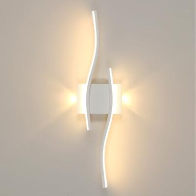 Comely Wewnętrzny Kinkiet LED, 20W 2250LM Nowoczesna Lampa Ścienna LED, Design Długiej Białej Linii Oprawa Ścienna Do Salonu Sypialni Schodów, 3000K Ciepła Biel Comely Wewnętrzny Kinkiet LED, 20W 2250LM Nowoczesna Lampa Ścienna LED, Design Długiej Białej Linii Oprawa Ścienna Do Salonu Sypialni Schodów, 3000K Ciepła Biel