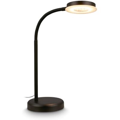 BRILONER Lampa biurkowa LED z dotykiem, ściemniana stopniowo, obrotowa, lampa stołowa, lampka nocna, stołowa, biuro domowe, lampka do czytania, 13x55,5 cm, czarny BRILONER Lampa biurkowa LED z dotykiem, ściemniana stopniowo, obrotowa, lampa stołowa, lampka nocna, stołowa, biuro domowe, lampka do czytania, 13x55,5 cm, czarny
