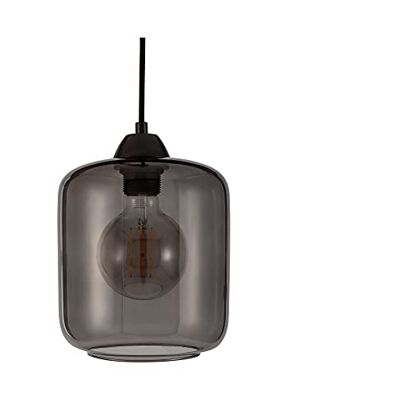 Pauleen 48189 Magic Glamour lampa wisząca maks. 20 W szkło dymne, czarne szkło, metal E27 Pauleen 48189 Magic Glamour lampa wisząca maks. 20 W szkło dymne, czarne szkło, metal E27