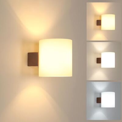 Comely Drewniany Kinkiet Wewnętrzny, Retro Szklana Lampa Ścienna, E27 Lampa Ścienna, Lampa Nocna Do Sypialni Salonu Korytarza Schodów Kawiarni Comely Drewniany Kinkiet Wewnętrzny, Retro Szklana Lampa Ścienna, E27 Lampa Ścienna, Lampa Nocna Do Sypialni Salonu Korytarza Schodów Kawiarni