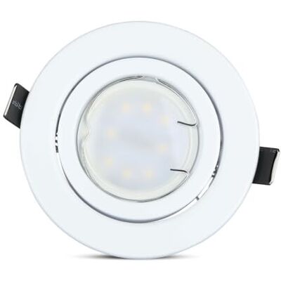 WatioWave 5 W GU10 SPOT LIGHT WITH FITTING-WHITE BODY 3000K 3 PCS/PACK WatioWave 5 W GU10 SPOT LIGHT WITH FITTING-WHITE BODY 3000K 3 PCS/PACK